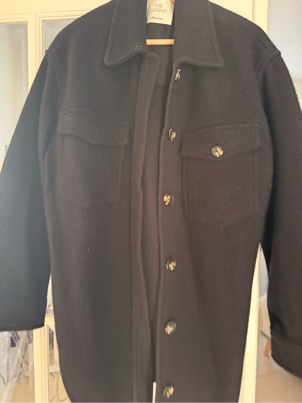 Wilfred Free The Ganna Jacket Utility Jacket in Black